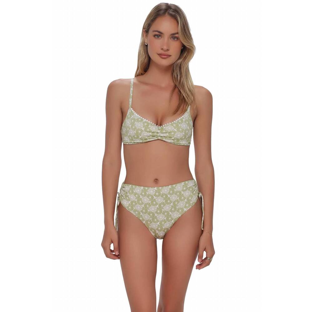 NEW SWIM SYSTEMS malia high waist bikini bottom in cactus flower